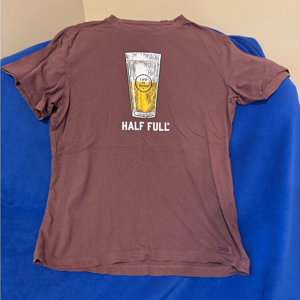 Life Is Good Men's Shirt - Maroon